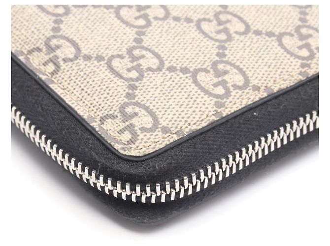 Gucci GG Supreme Bee Print Long Wallet Brown Multiple colors Beige - view 7