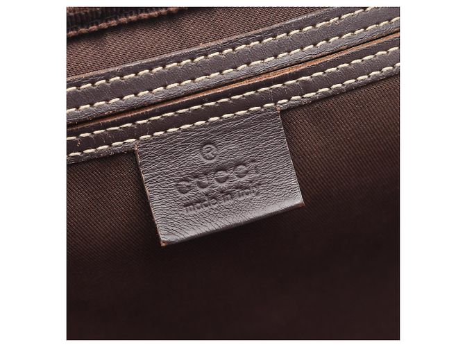 Borsa a Spalla Gucci GG Supreme Marrone Beige - vista 4