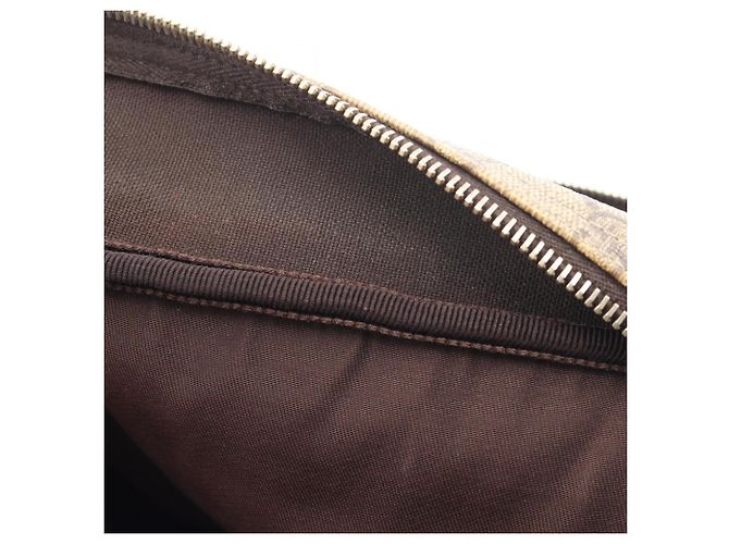 Borsa a Spalla Gucci GG Supreme Marrone Beige - vista 8