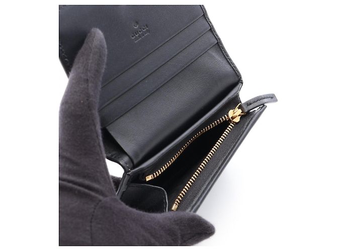 Gucci GG Supreme Bee Bifold-Geldbörse Beige - Ansicht 4