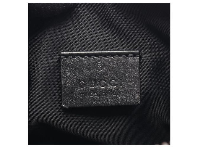 Pochette trapuntata Gucci GG Marmont Nero - vista 4