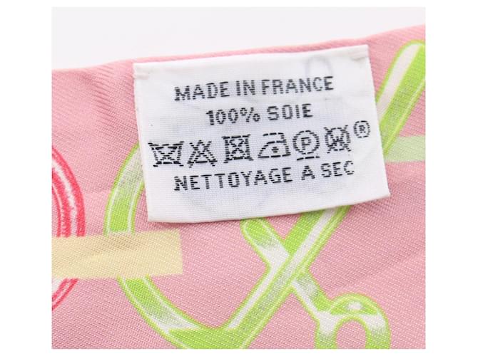 Hermès Sciarpa Hermes Twilly Do Re Boucles Rosa Multicolore - vista 5