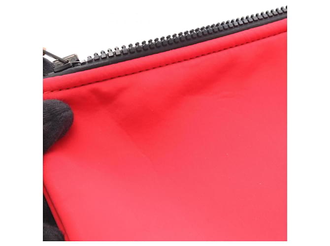 Hermès Hermes NeoBain MM Handbag/Pouch Red - view 6