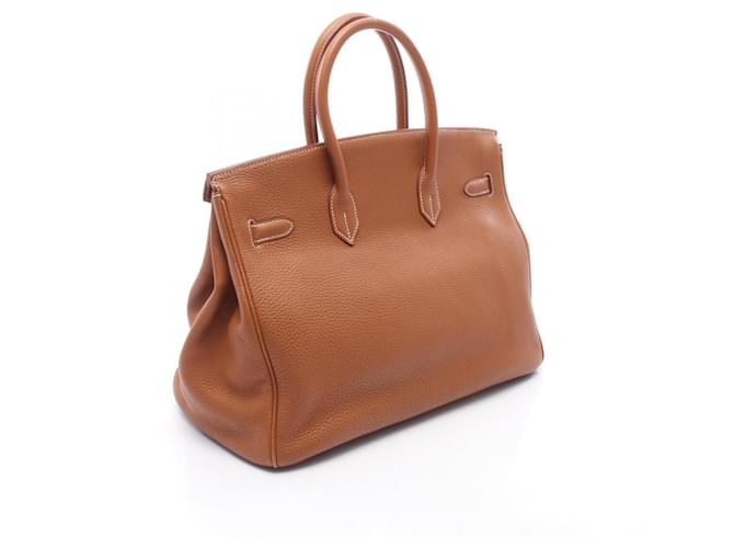 Hermès Borsa Hermes Birkin 35 Marrone - vista 2