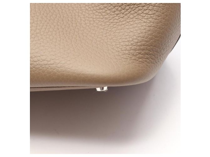 Hermès Borsa Hermes Picotin Lock MM in Grigio Marrone - vista 6