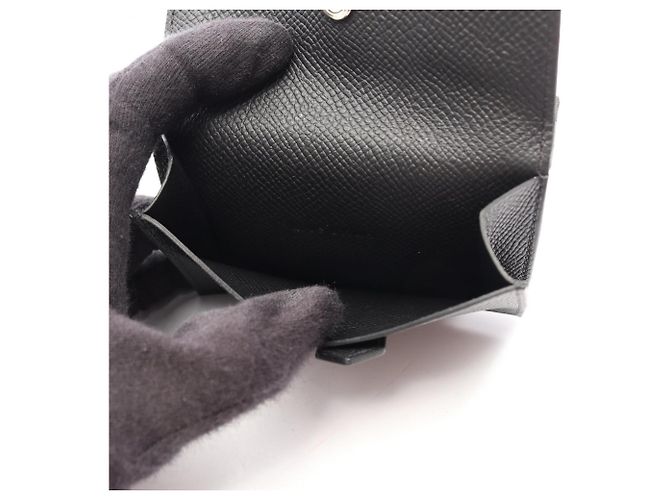 Tarjetero Mini Business Hermès Bearn Negro - vista 4