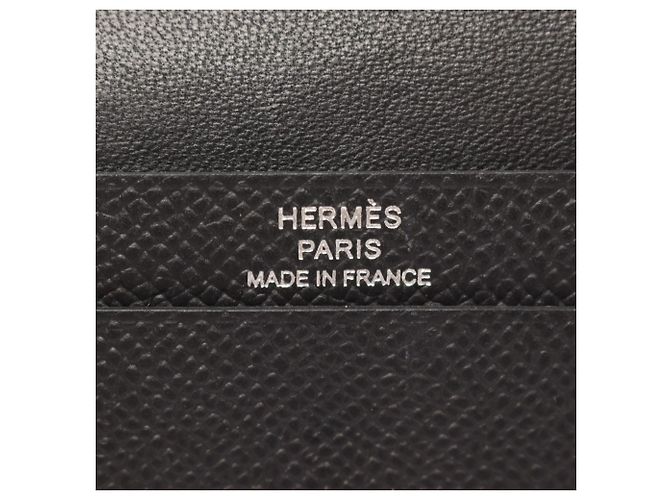 Tarjetero Mini Business Hermès Bearn Negro - vista 5
