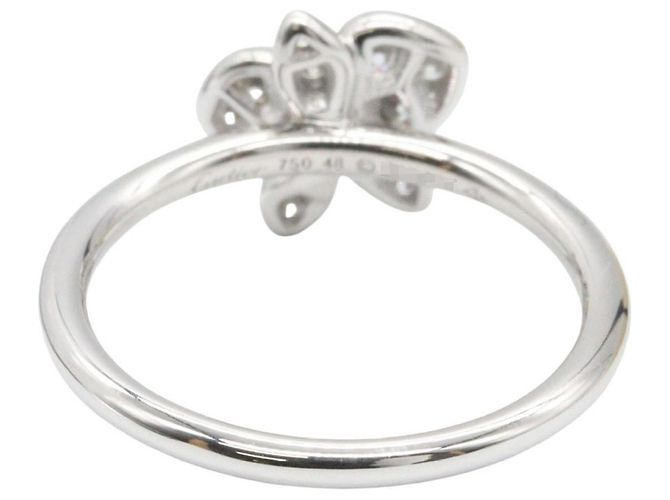 Cartier Caresse d'Orchidée Diamantring Silber - Ansicht 3