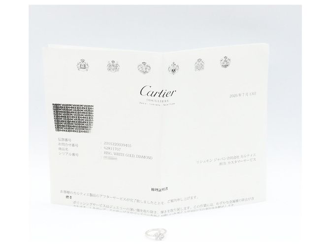 Cartier Caresse d'Orchidée Diamantring Silber - Ansicht 7