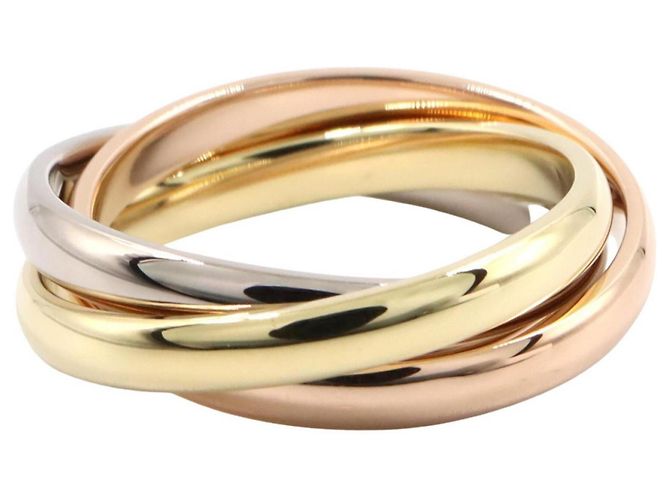 Anello Trinity di Cartier in oro 18K Argento D'oro - vista 2