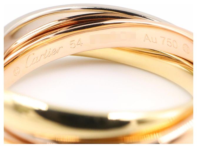 Anello Trinity di Cartier in oro 18K Argento D'oro - vista 3
