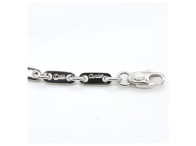 Pulsera de charms Figaro de Cartier en oro blanco de 18K - vista 4