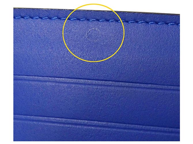 Louis Vuitton Men's Long Taurillon Illusion Wallet Blue Light green - view 14