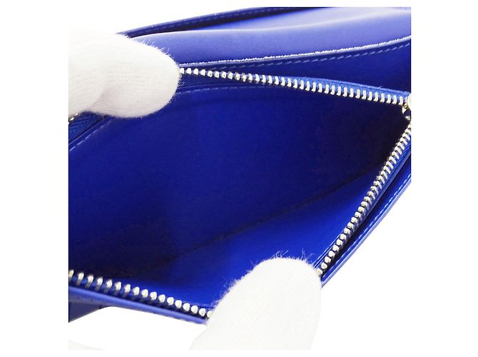 Louis Vuitton Men's Long Taurillon Illusion Wallet Blue Light green - view 6