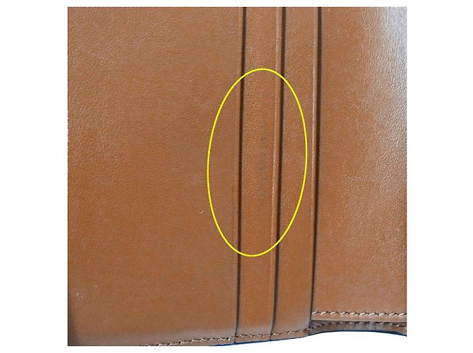 Triomphe Céline Celine Brown Leather Bi-Fold Wallet - view 12