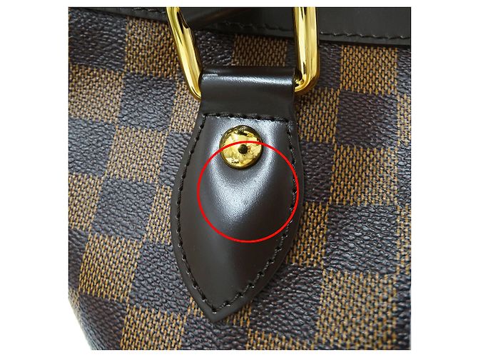Bolso Louis Vuitton Damier Castaño Damier ebene - vista 10