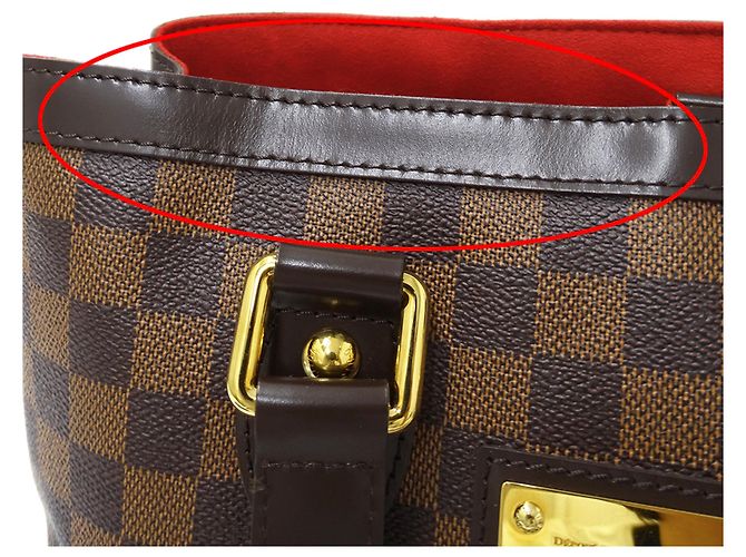 Bolso Louis Vuitton Damier Castaño Damier ebene - vista 11