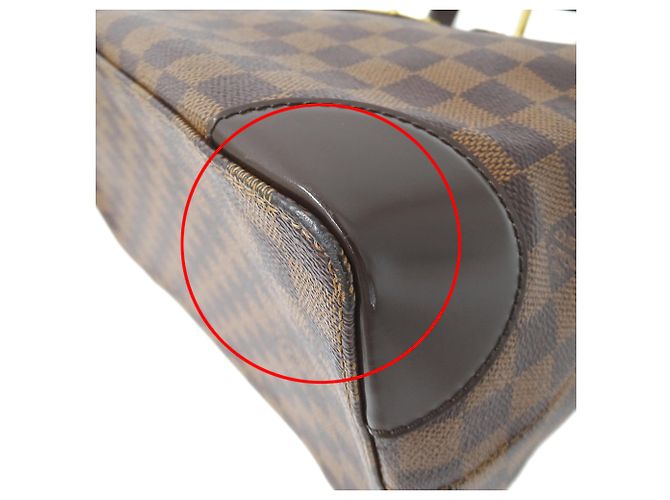 Bolso Louis Vuitton Damier Castaño Damier ebene - vista 8