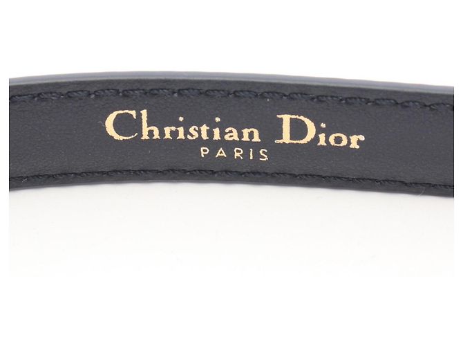 Christian Dior Logo Herz Mini-Gürtel Rot Marineblau - Ansicht 4