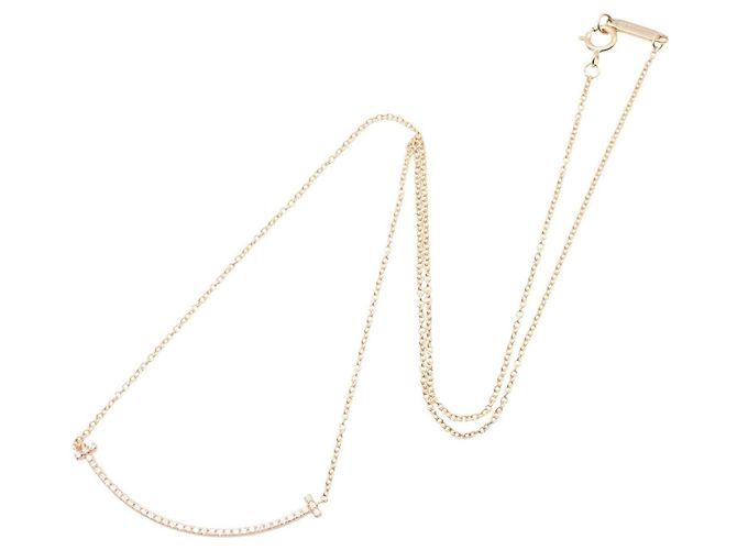 Collana Tiffany & Co. T Smile D'oro - vista 2