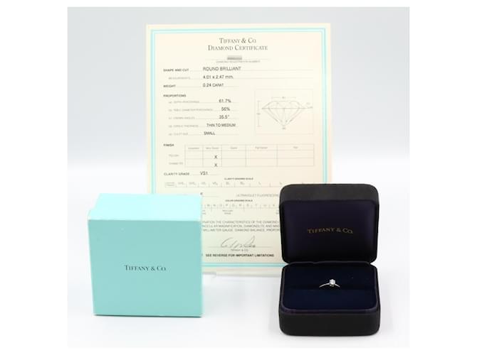 Tiffany & Co. Diamantring Silber - Ansicht 7