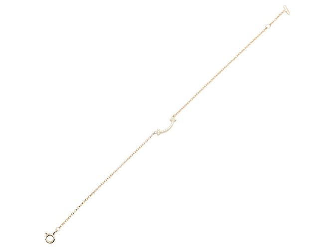 Bracciale Tiffany & Co. T Smile Mini con diamante D'oro - vista 3