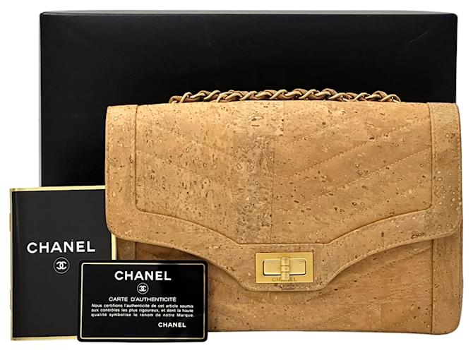 Mademoiselle Borsa Chanel 2.55 Chevron D'oro - vista 10