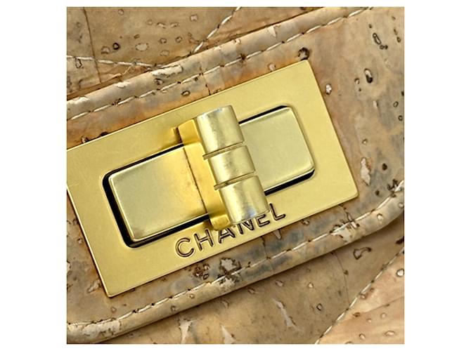 Mademoiselle Borsa Chanel 2.55 Chevron D'oro - vista 11