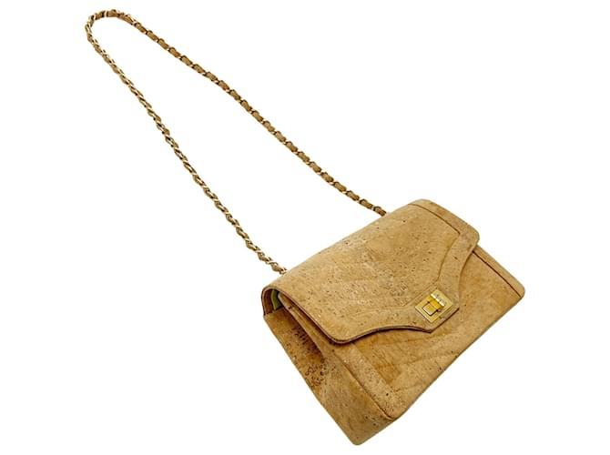 Mademoiselle Borsa Chanel 2.55 Chevron D'oro - vista 5