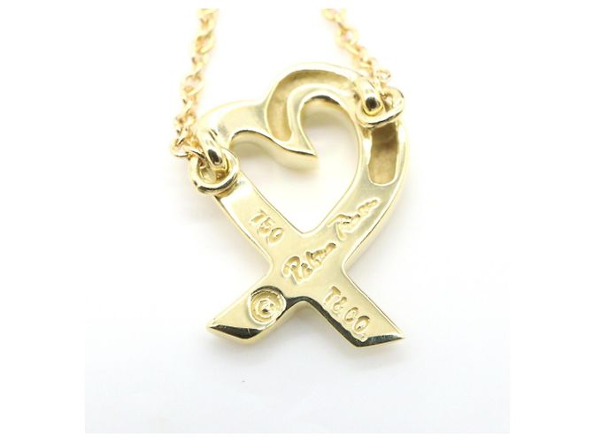 Collana Tiffany & Co. Loving Heart in oro giallo 18K D'oro - vista 4