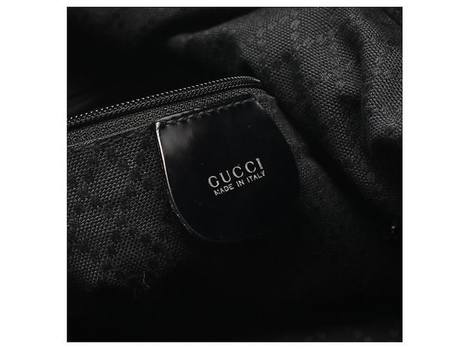 Borsa a Spalla Gucci Bamboo Nero - vista 4