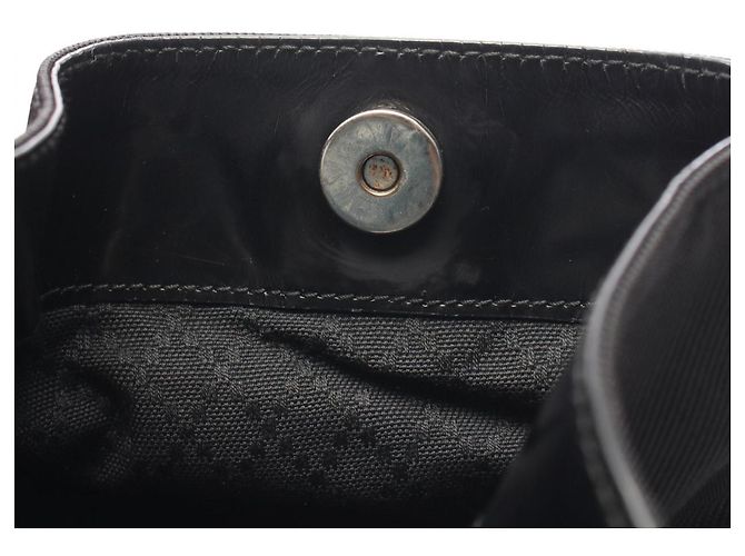 Borsa a Spalla Gucci Bamboo Nero - vista 8