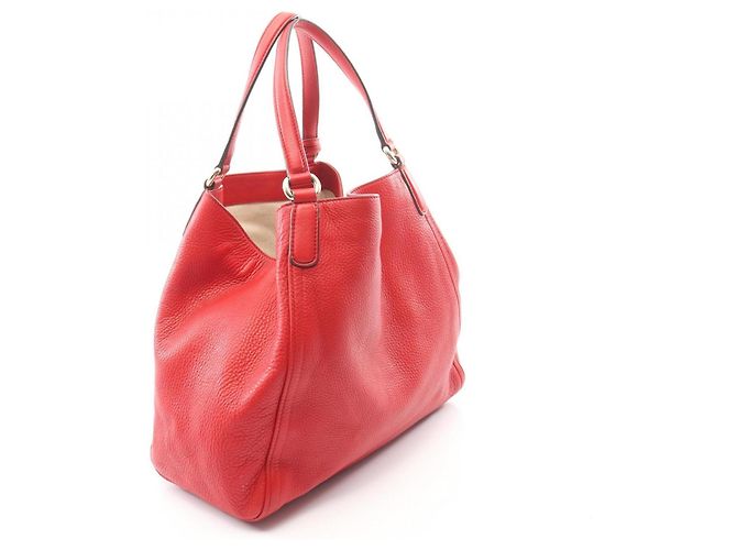 Borsa Tote Gucci Soho Cellarius Interlocking G Rosso - vista 2
