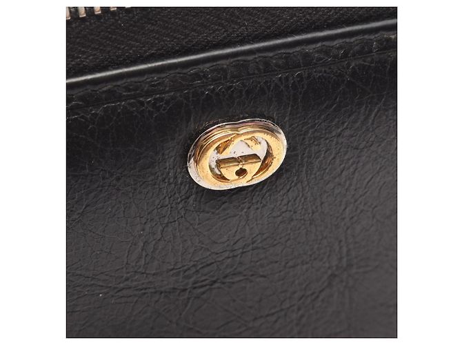 Portafoglio lungo Gucci in pelle nera Nero - vista 10