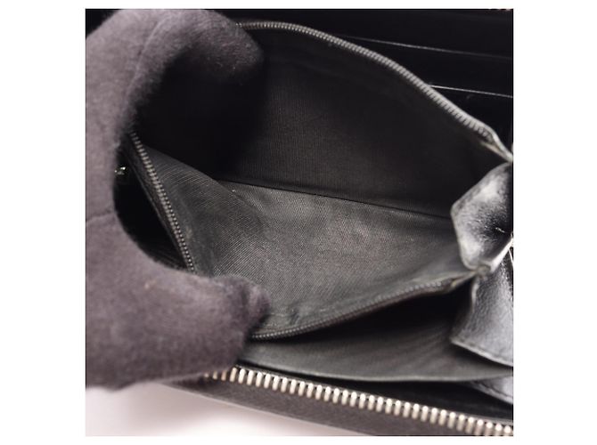 Portafoglio lungo Gucci in pelle nera Nero - vista 7