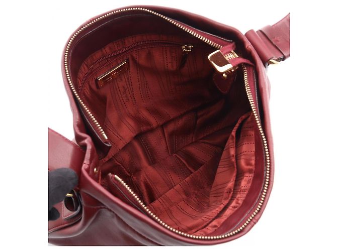 Borsa a Spalla Vara Salvatore Ferragamo Bordò - vista 3