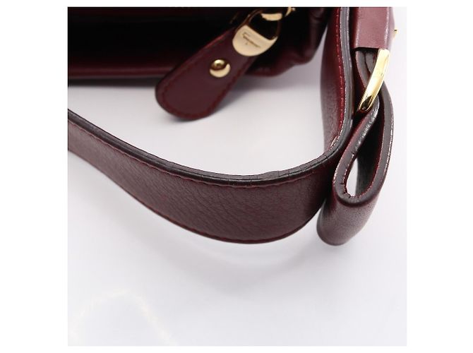 Borsa a Spalla Vara Salvatore Ferragamo Bordò - vista 7
