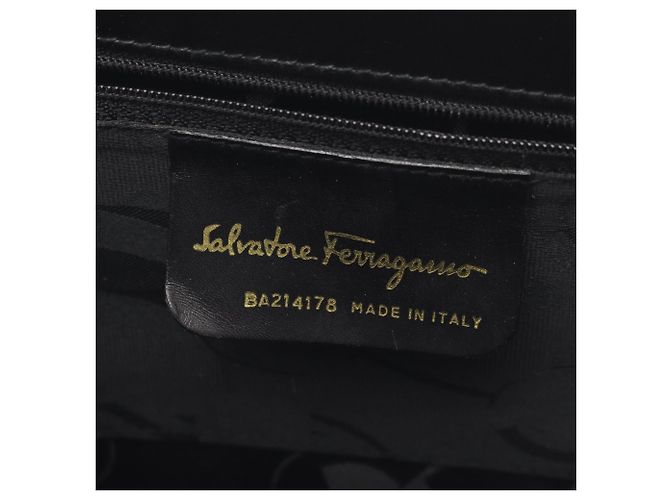Borsa 2-Way Vara Ribbon Salvatore Ferragamo Nero - vista 4