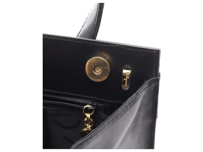 Borsa 2-Way Vara Ribbon Salvatore Ferragamo Nero - vista 8
