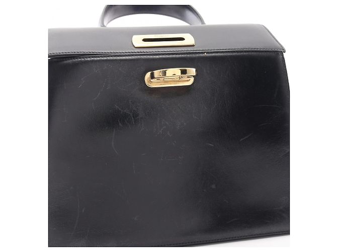 Borsa 2-Way Gancini Salvatore Ferragamo Blu navy - vista 5