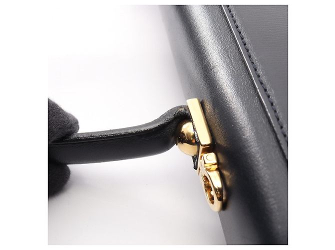 Borsa 2-Way Gancini Salvatore Ferragamo Blu navy - vista 9