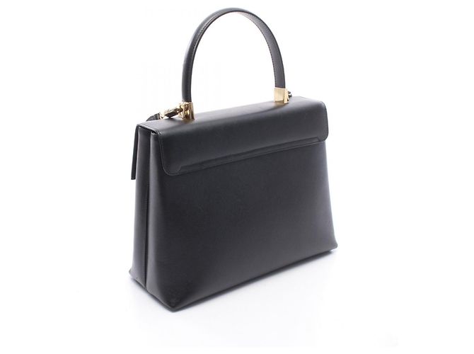 Borsa a 2 modi Black Gancini Salvatore Ferragamo Nero - vista 2
