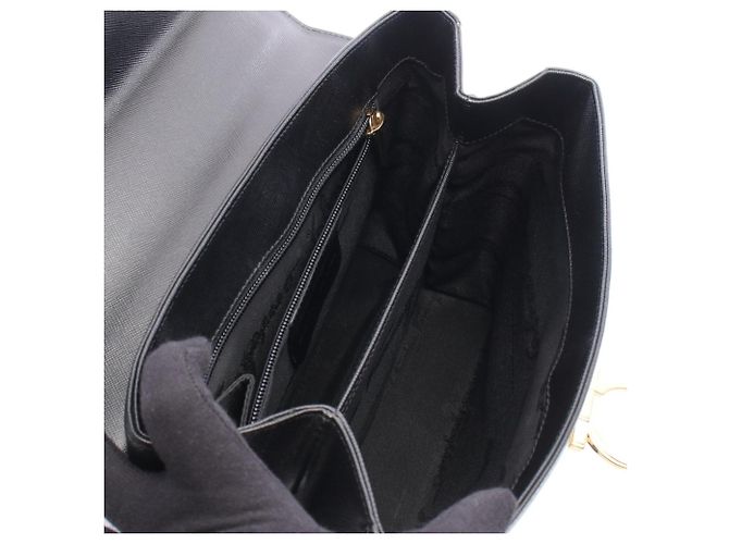 Borsa a 2 modi Black Gancini Salvatore Ferragamo Nero - vista 3