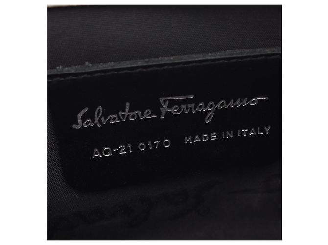 Borsa a tracolla Salvatore Ferragamo Gancini Marrone - vista 4