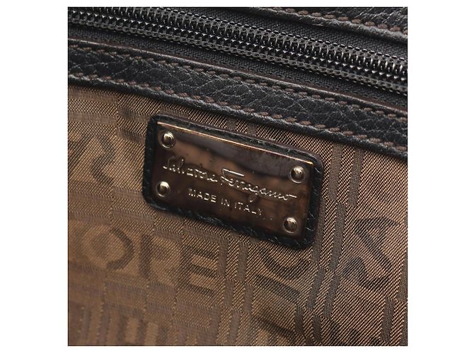 Borsa a tracolla Salvatore Ferragamo Gancini Nero - vista 4