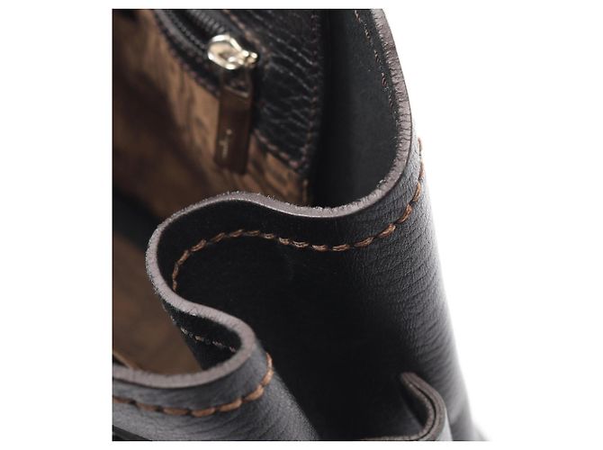 Borsa a tracolla Salvatore Ferragamo Gancini Nero - vista 8