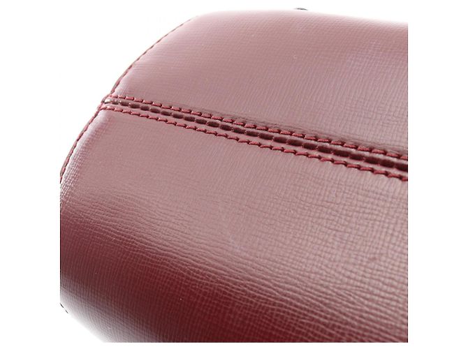 Zaino in pelle bordeaux Cartier Must Line - vista 10