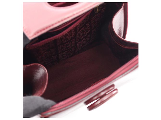 Zaino in pelle bordeaux Cartier Must Line - vista 3