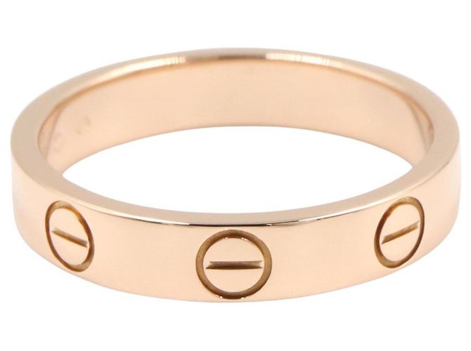 Anello Mini Love di Cartier in oro rosa 18K D'oro - vista 2