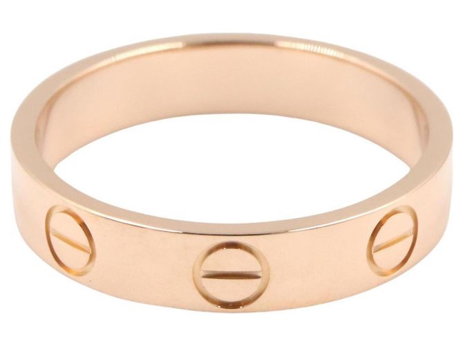 Anello Mini Love in oro rosa 18K Cartier D'oro - vista 2